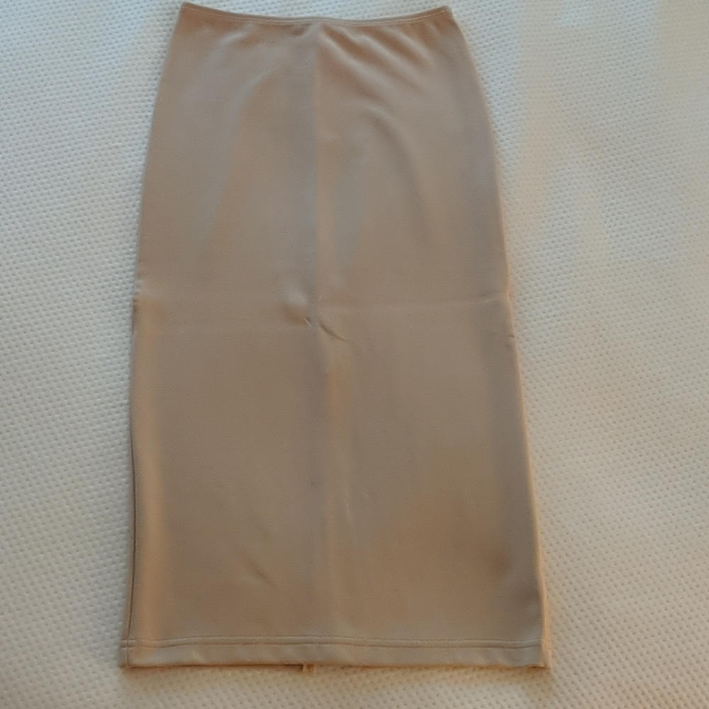 American Apparel Tan Skirt